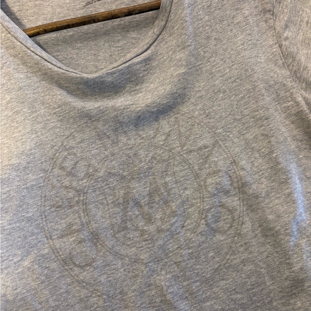 Club Monaco Men's Short-Sleeve Crew Tee in Light Gray